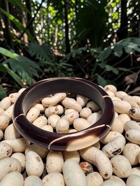 Natural Buffalo Horn Or Bone Bangle - XLarge Wrist